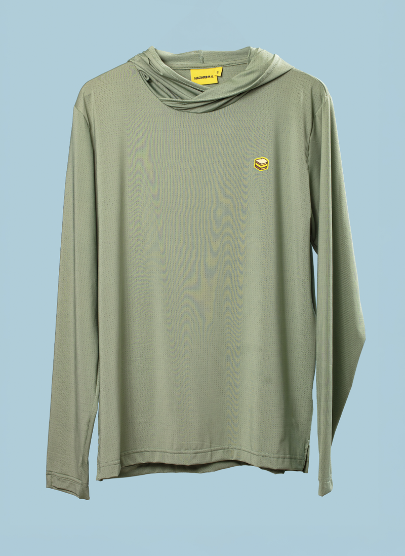 PISTACHIO PERFORMANCE LIGHT HOODIE WOMEN